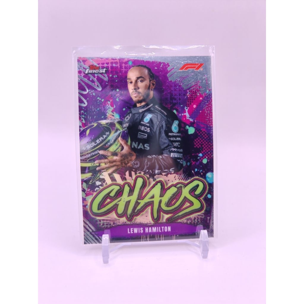 การ์ด f1 topps finest 2024 lewis hamilton