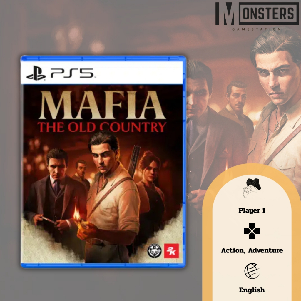 (PS5) Mafia The Old Country [มือ1] (สินค้าพร้อมส่ง) (ปก Z3)