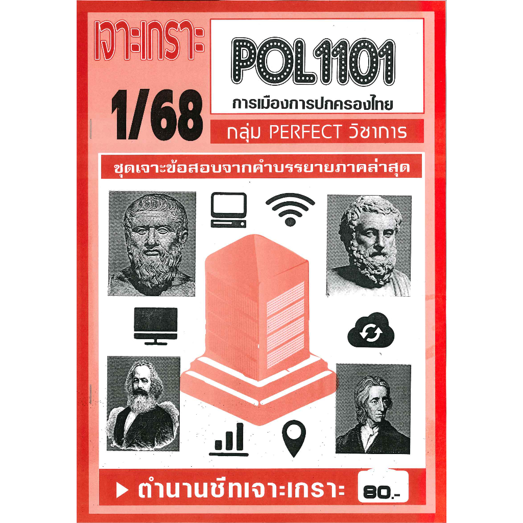 เจาะเกราะ POL1101 การเมืองการปกครองไทย (ข้อสอบปรนัย) 1/68