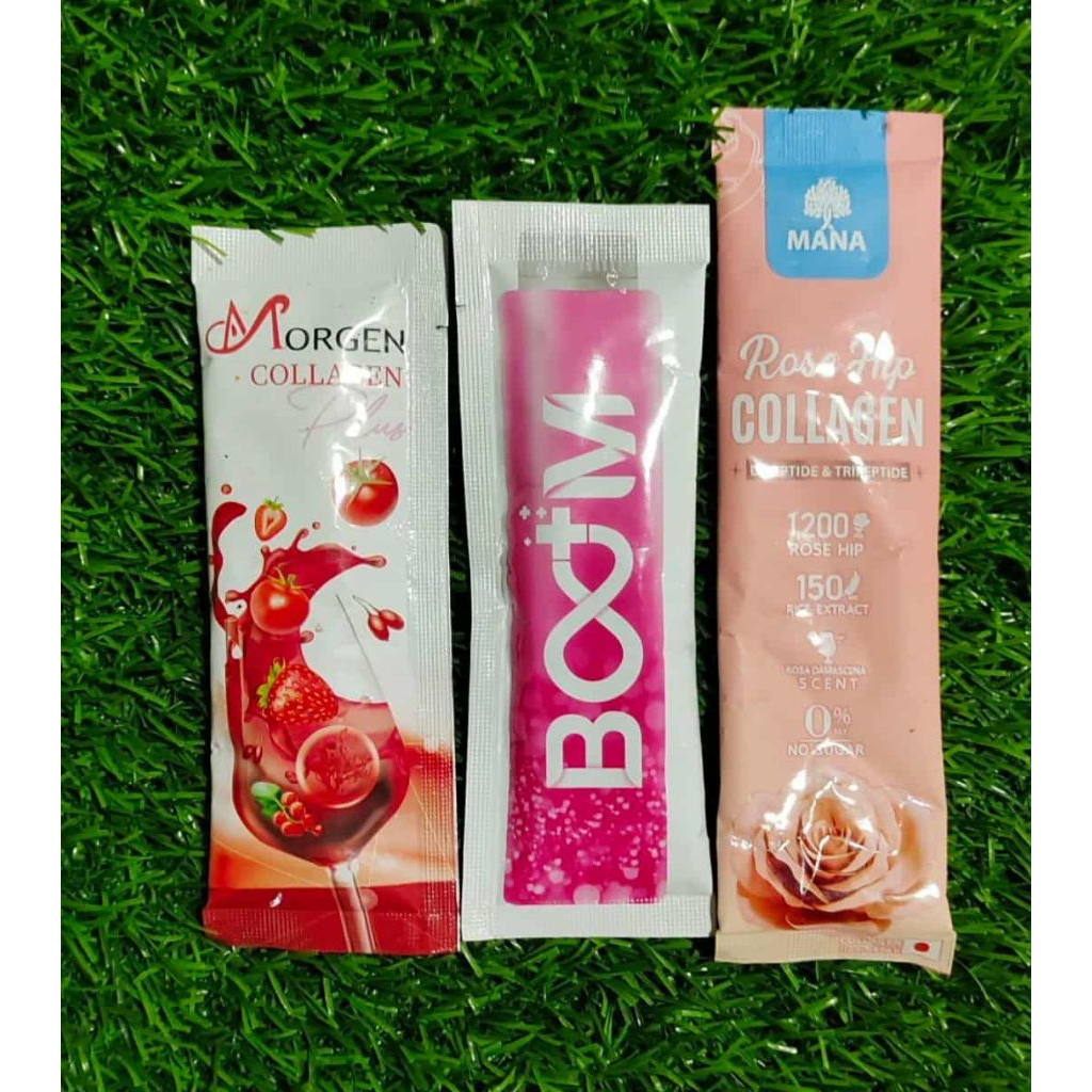 Bomคอลลาเจน/MANAคอลลาเจน/MORGENคอลลาเจน อาหารผิว มีให้เลือก 3 ตัว (ขาย2ซอง 20฿)พร้อมส่ง
