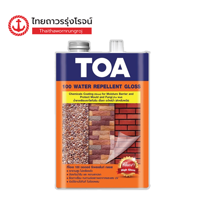 TOA น้ำยาเคลือบเงาใสกันซึม 1/4GL |กระป๋อง|
