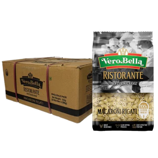 เวโร เบลล่า เส้นพาสต้า แบบยกลัง Pasta in carton 24x500g Vero Bella brand (Penne, Fusilli, Macaroni, Spaghetti)