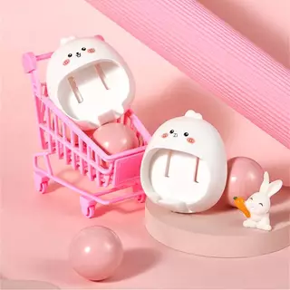 ที่แขวนแปรงสีฟันรูปเป็ด ติดผนัง แขวนแปรงได้ 2 อัน ที่แขวนแปรง การ์ตูน น่ารัก