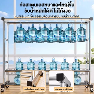 ราวตากผ้า ท่อเหล็กอาบสังกะสี มีตะกร้า สูง 158 ซม.ราวแขวนผ้าบาร์คู่ 4ล้อ รับน้ำหนักได้ 300kg กันน้ำและกันสนิม
