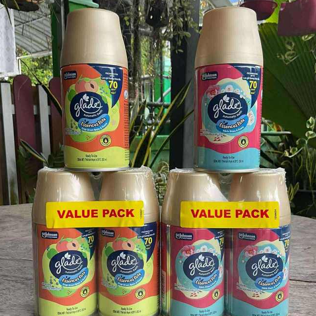 กลิ่นใหม่ (แพคคู่คุ้มกว่า คละได้) รีฟิลเกลด Glade automatic spray refill ใช้กับเครื่องพ่นสเปรย์อัตโนมัต ขนาด 252 มล.