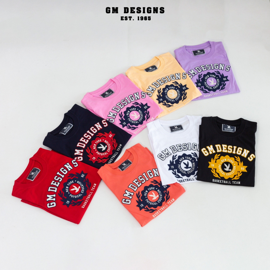 GM Designs เสื้อคอกลมแขนยาว ไหมสักกะหลาด ผ้าคอตตอนCotton GM3087/4