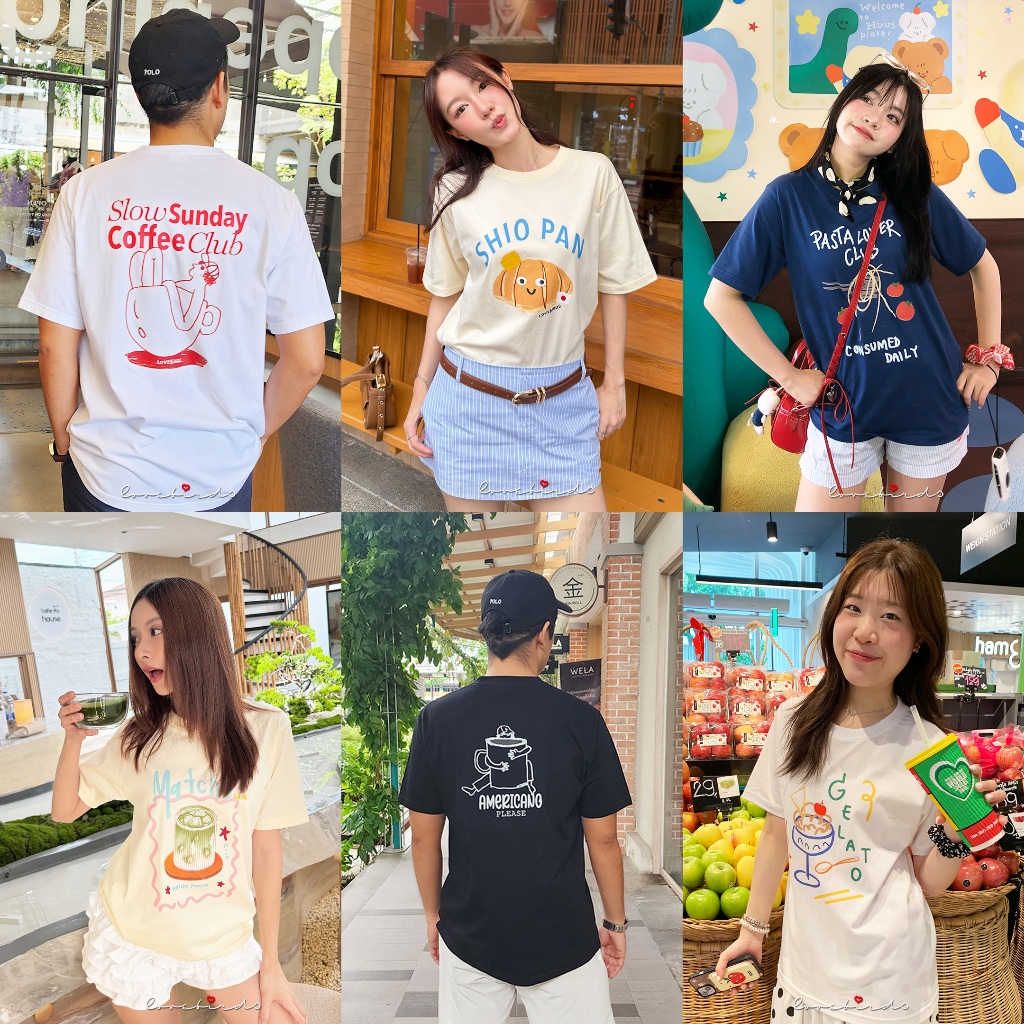 FOOD&DRINKS Collection Tee by lovebirds.th