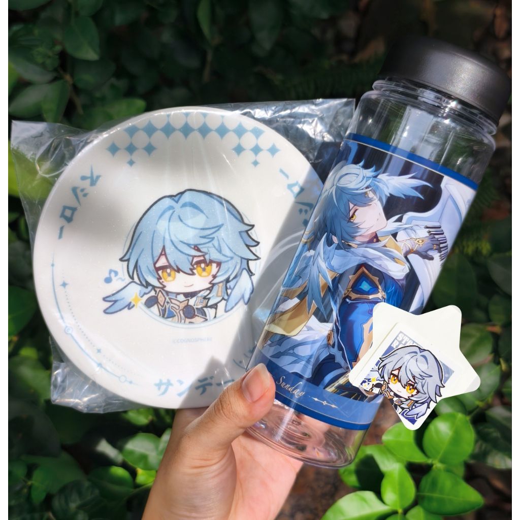 [พร้อมส่ง] Honkai star rail x sushiro sunday set ฮงไก ซูชิโร่ จานซันเดย์ ขวด+สติกเกอร์จิบิไม่มีโค้ด🌟