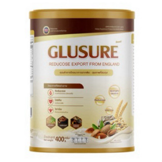 Glusure กลูชัวร์ นมธัญพืชเพื่อสุขภาพ 400g