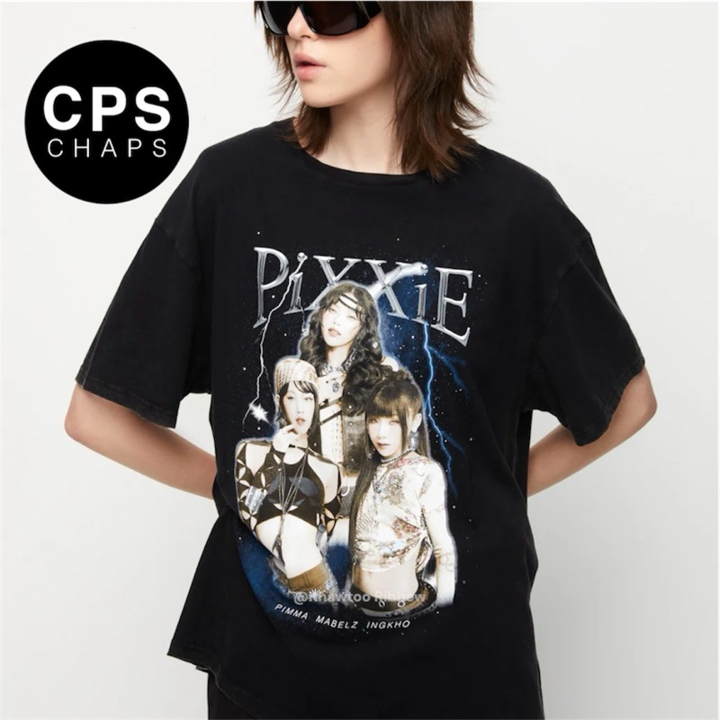 [New Collection] เสื้อยืดCPS x Pixxie หญิงของแท้100%จากช็อป