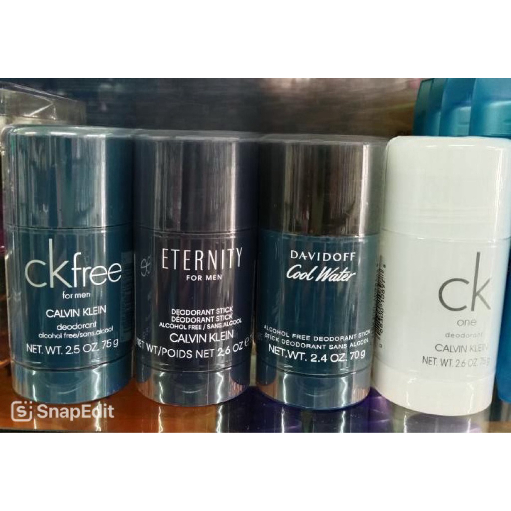 ระงับกลิ่นกาย Stick Deodorant Montblanc CK Davidoff 70g.