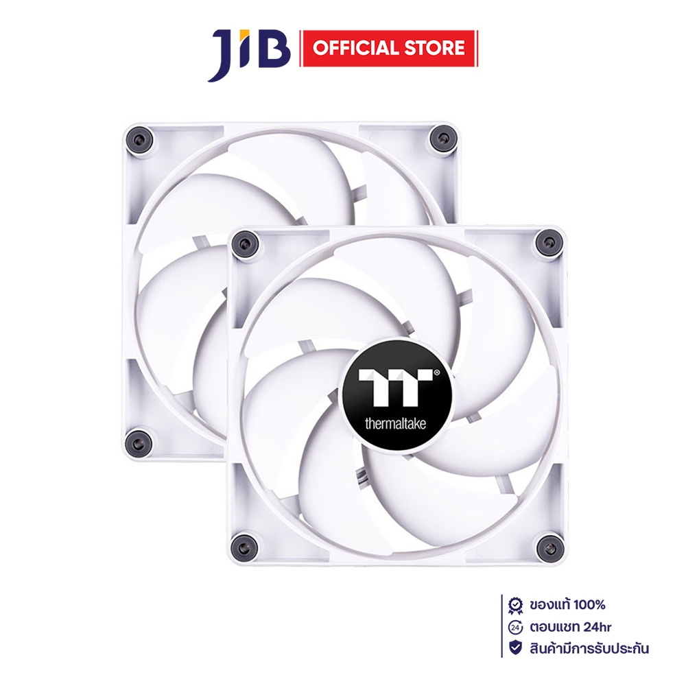 CASE FAN (พัดลมเคส) THERMALTAKE CT120 WHITE (2-FAN PACK)