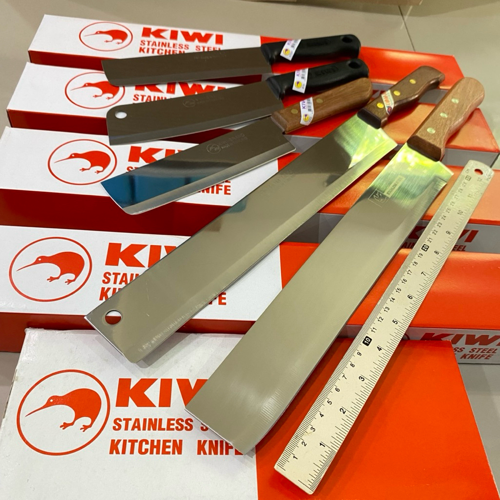 KIWI / KOMKOM / RHINO No. 816 172 172P 2412 170 234 มีด ผ่า-สับ มะพร้าว สับปะรด แตงโต ผลไม้ ของแท้ 100%