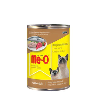 Me-o อาหารเปียกมีโอกระป๋อง ขนาด400กรัม ( 1ชุด 6 กระป๋อง )