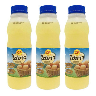 🚗delivery ไข่ขาวเหลวพาสเจอร์ไรซ์ ซีพี 430กรัม*3ขวด