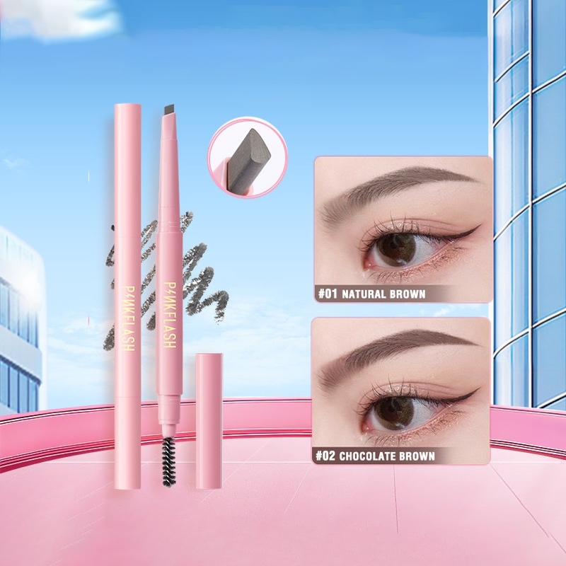 Pinkflash Ohmyemoji ดินสอเขียนคิ้ว ติดทนนาน กันน้ำ 8 ชั่วโมง