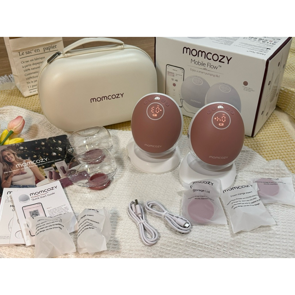 เครื่องปั๊มนมไร้สายmomcozy M9 มือ 1