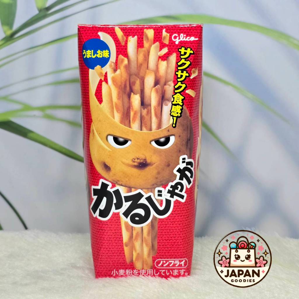 🍀พร้อมส่ง🍀ขนมมันฝรั่งแท่งอบกรอบ Ezaki Glico Karujaga ขนาด 41g. ของแท้จากญี่ปุ่น