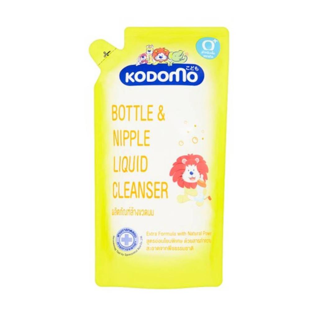 (มีด่วน)โคโดโมน้ำยาล้างขวดนม ชนิดถุงเติม 600มล. 1 free 1 สำหรับเด็กแรกเกิด Kodomo wash bottle milk - รูปที่ 3
