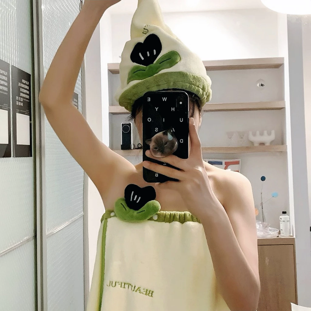 ชุดผ้าเช็ดตัว 3 ชิ้น ลายดอกทิวลิป thumbnail 3