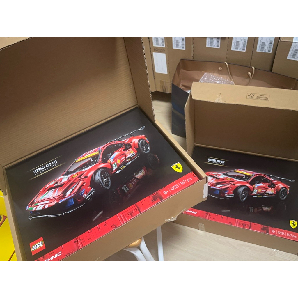 Lego 42125 Technic Ferrari 488GTEของใหม่ พร้อมส่ง