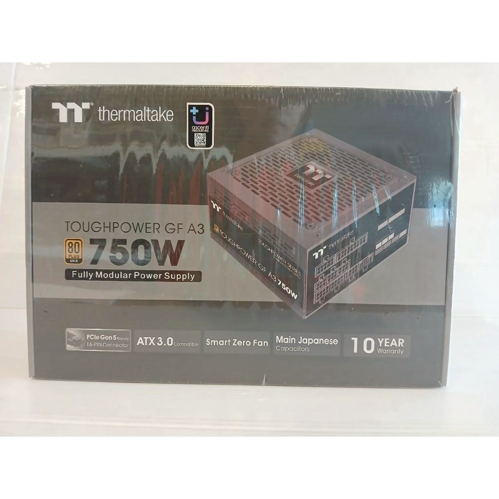 POWER SUPPLY (อุปกรณ์จ่ายไฟ) THERMALTAKE TOUGHPOWER GF A3 GOLD 750W - 750W 80 PLUS GOLD BLACK ATX