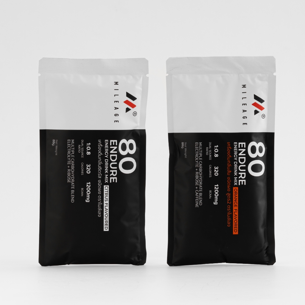 80Endure Mileage Energy Drink Mix ผงชงให้พลังงานและเกลือแร่ สำหรับเล่นกีฬา