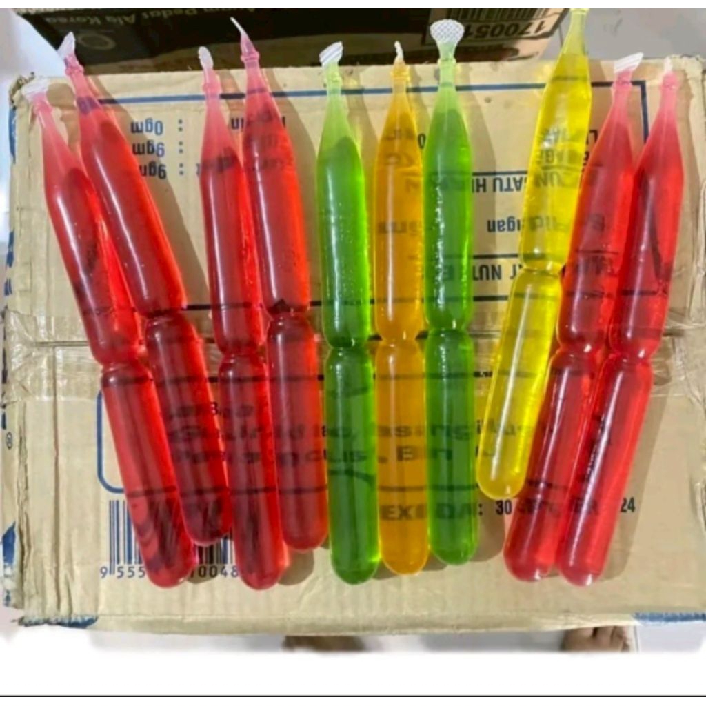 (ไอปอง)น้ำหวานมาเลย์ ขายยกลัง 1 ลัง มี 90 หลอด