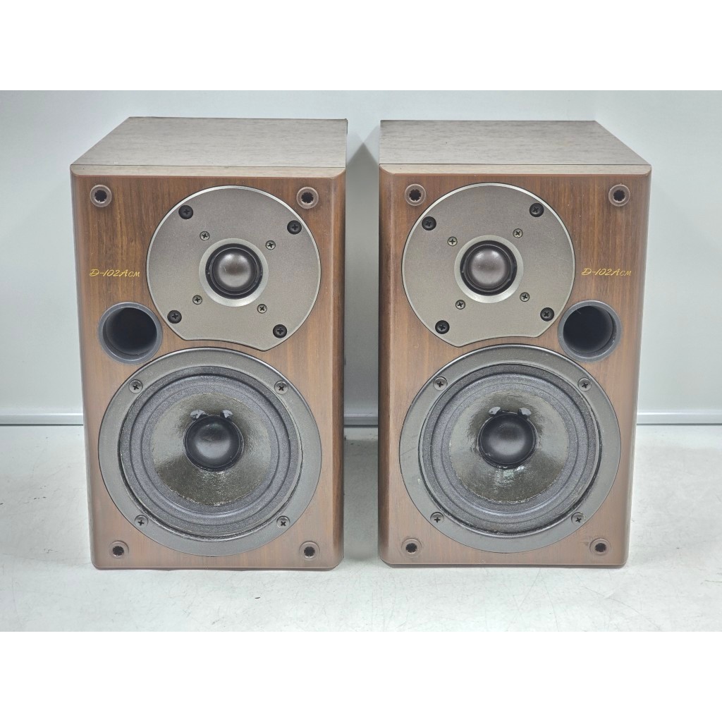 BF79 ลำโพงญี่ปุ่นมือสอง 1 คู่ (104) ONKYO D-102AGM 30-80W 4 โอห์ม Woofer 4 นิ้ว Size ตู้ 16.5x25.5x2