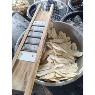 มีดสไลด์แบบเรียบ 6.5 ซม. 5 ใบมีด สไลด์กล้วยสุกกล้วยดิบ เผือก…