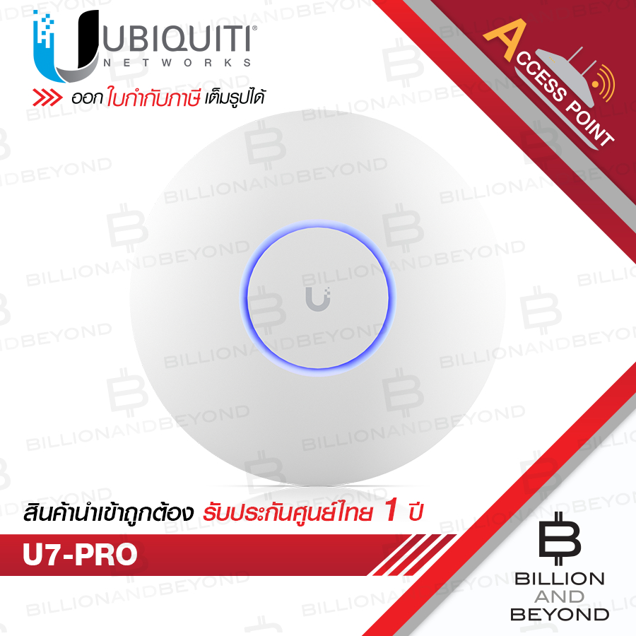 UBIQUITI U7-PRO Access Point UniFi WiFI 7 (BE) 10.7Gbps , 1 Port Lan Gigabit 10/100/2500 Tri-Band