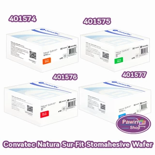 Convatec Sur-Fit Natura Stomahesive แป้นติดถุงหน้าท้อง ชนิดแข็ง 38,45,57,70,100 มม. [10 ชิ้น/1 กล่อง] BB 72XX