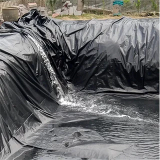 【500 ไมครอน】พลาสติกปูบ่อ ผ้ายางปูบ่อปลา HDPE เสริม UV หนา 0.5mm ทนทาน50ปี ออกแบบและทดสอบโดยวิศวกร
