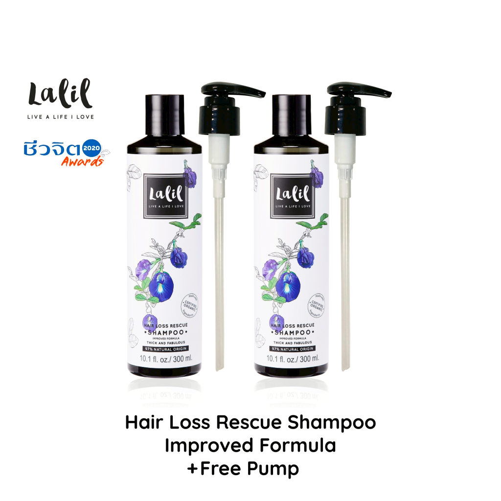 Lalil Hair Loss Rescue Shampoo Improved formula Set + Dispenser Pump 2 pc.