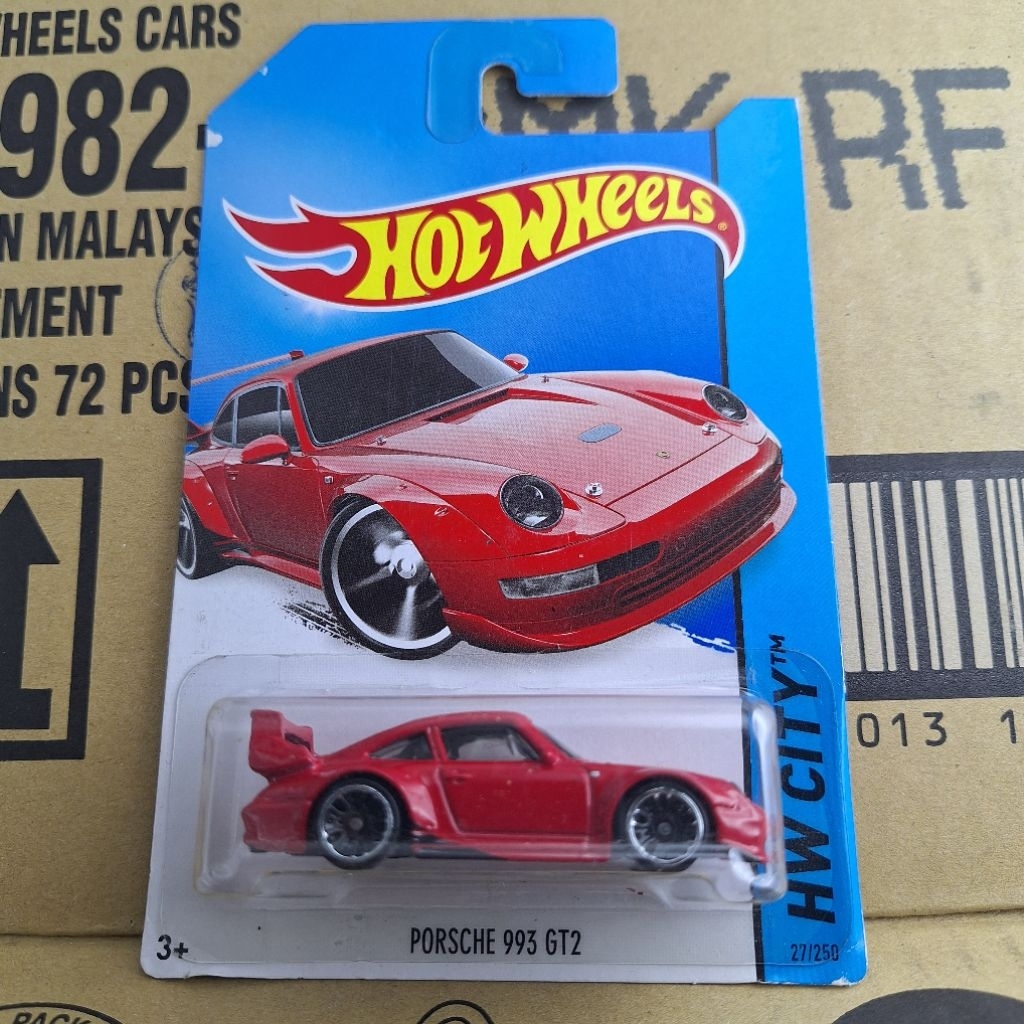 รถเหล็ก Hotwheels PORSCHE 993 GT2 27/250 (kg10)