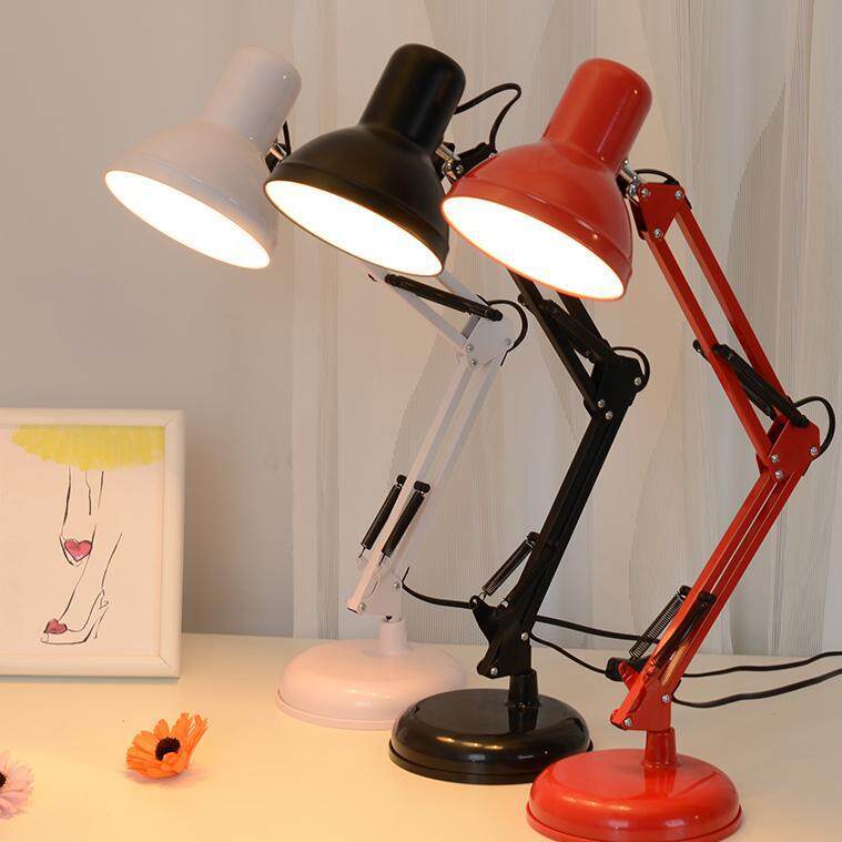 โคมไฟตั้งโต๊ะสไตล์โลหะลวดอ่านโต๊ะโคมไฟตั้งโต๊ะน่ารักการศึกษาโคมไฟตั้งโต๊ะสว่า งโคมไฟตั้งโต๊ะความงาม
