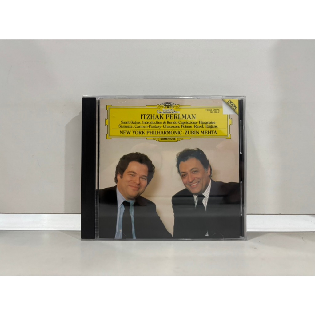 1 CD MUSIC  ซีดีเพลงสากล    SAINT-SAËNS/SARASATE/CHAUSSON/RAVEL PERLMAN/NEW YORK    (K19J39)