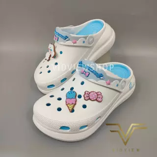 VIDVIEW มีส่งด่วน รองเท้าหัวโตเด็ก Adda 5PF01B7 เบอร์ 32-35 แบบสวม Cinnamoroll ลิขสิทธิ์แท้
