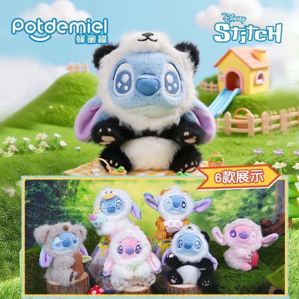 🇹🇭✨พร้อมส่ง✨กล่องสุ่ม พวงกุญแจ disney ลาย สติช stitch🧸 stitch zoo ของแท้ 100%