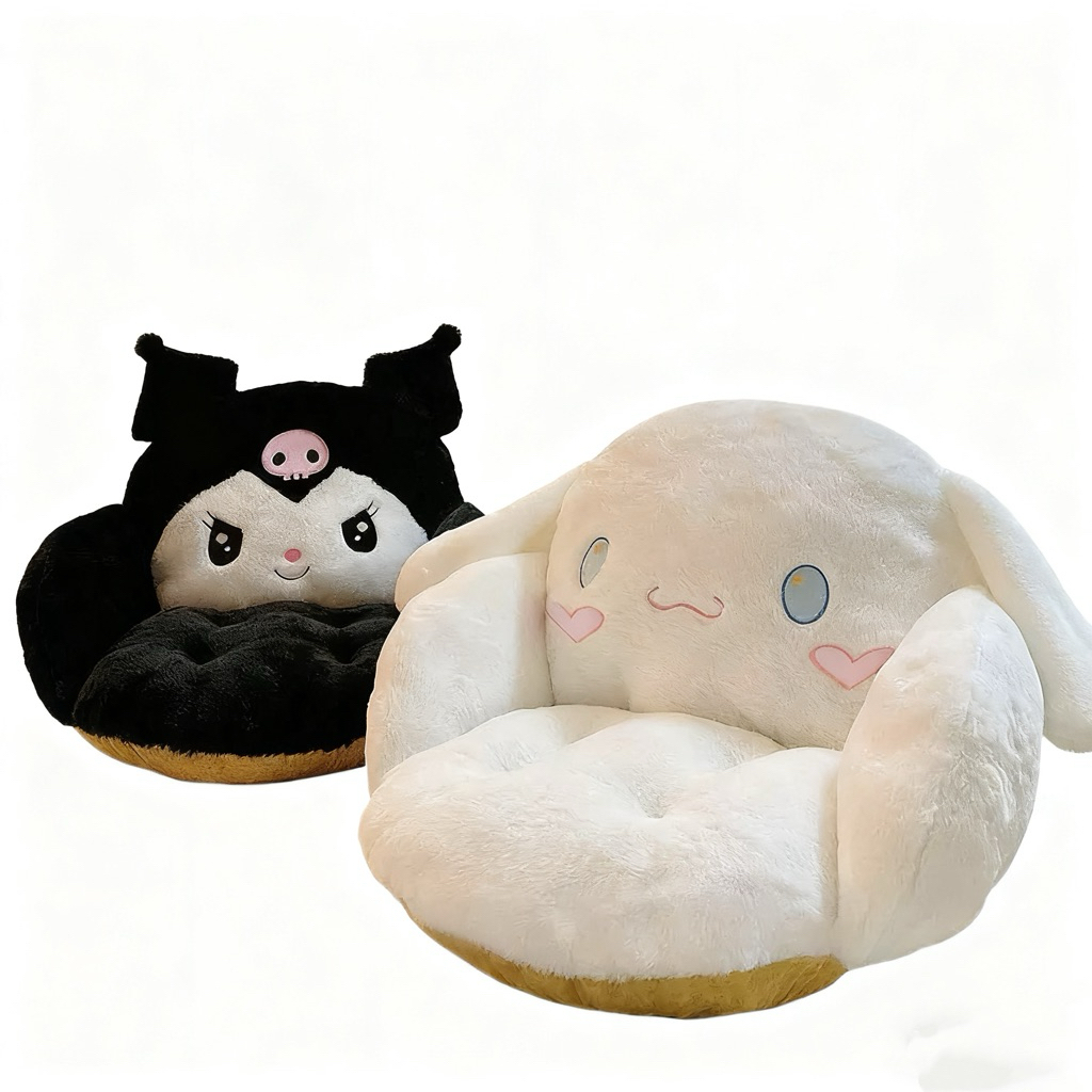 เบาะรองนั่งพิงหลังการ์ตูน เบาะนั่งพิงหลังลดอาการปวดเมื่อยปวดหลัง