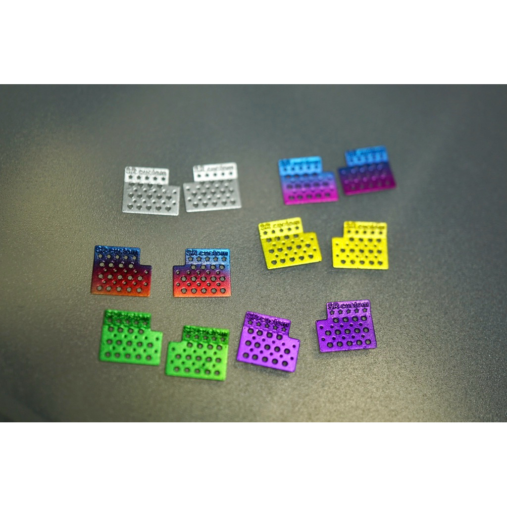 โมเดล เพลทเท้า จิ๋ว ขนาดสเกล 1:64 (1 คู่)