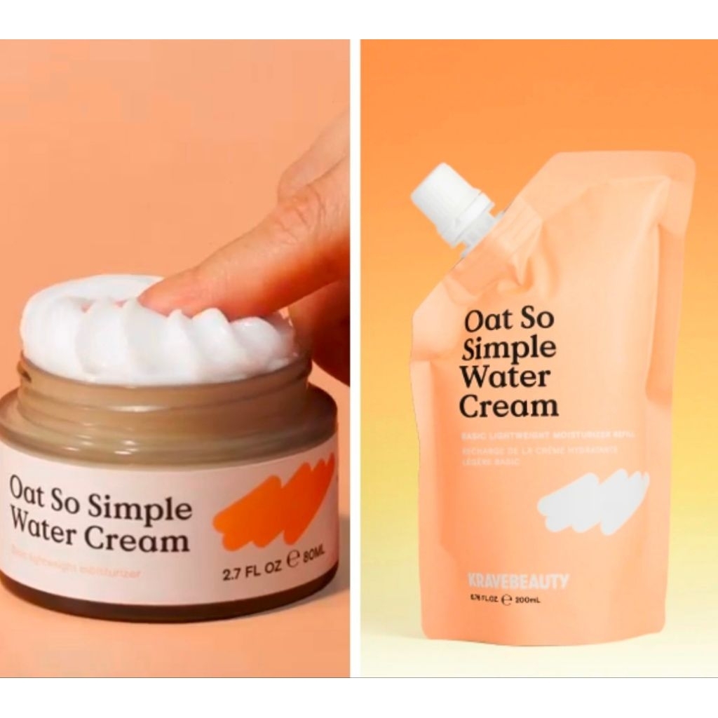 (โค้ดลด35%) Krave Beauty​ oat​ So Simple Water Cream