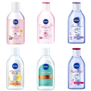 75/125/400 ml.NIVEA Micellar Rosy cleansing water นีเวีย ไมเซล่า คลีนซิ่ง วอเตอร์ มล.