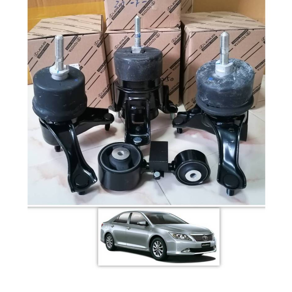 ยางเเท่นเครื่องเเท้ชุด TOYOTA CAMRY ACV50-51 1AZ/2.0 ไม่มีไฮบรีด งานเเท้TOYOTAผลิตJAPANสินค้านำเข้ามาเองประกัน6เดือน