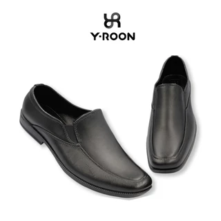 รองเท้าคัชชูผู้ชาย Y-Roon(วัยรุ่น) น้ำหนักเบา เงาวิบวับ ตัดเย็บดี
