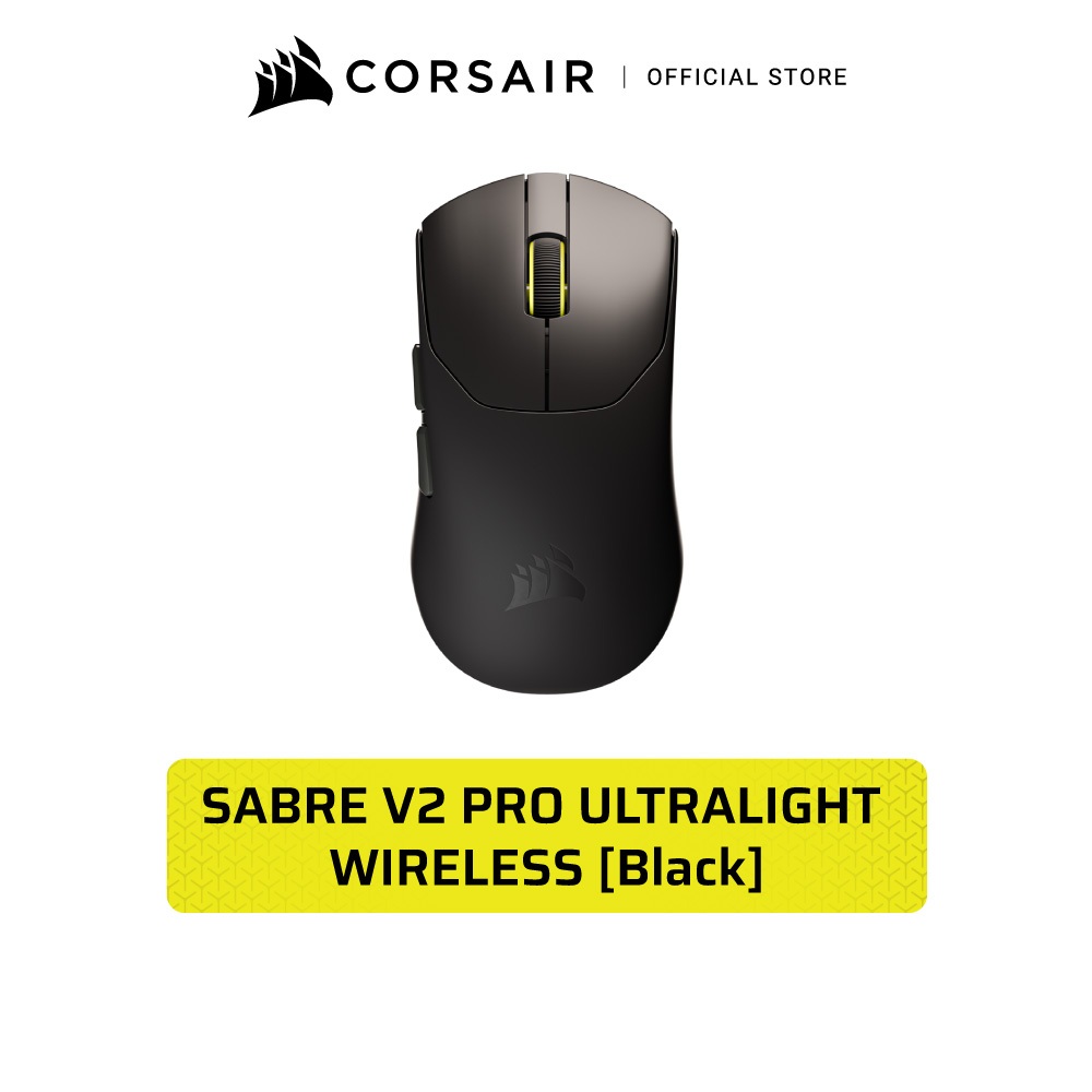 CORSAIR SABRE V2 PRO WIRELESS - เมาส์เกมมิ่งไร้สาย น้ำหนักเบา ตั้งมาโครได้