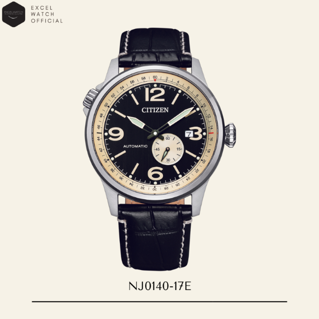 [ Excel Watch ] นาฬิกาซิติเซน CITIZEN Classic รุ่น NJ0140-17E สายหนัง Automatic