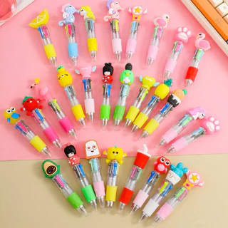 kingshopping（0404）ปากกาลูกลื่น 4สี ปากกาหลายสี ในแท่งเดียว