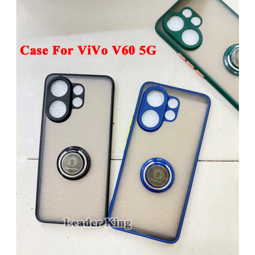 เคส หรูหรา แหวน PC สำหรับ VIVO V60lite V60 V50 V50lite Y03/Y03T Y200 V50lite V40 V40lite Y04 Y29S Y3