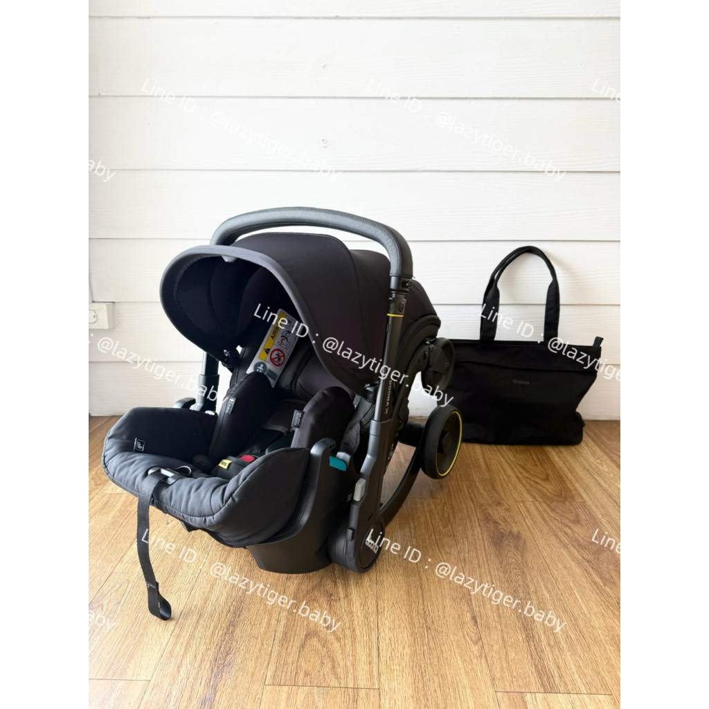 (มือสอง) Doona X สีดำ Nitro Black ปีผลิต : 2024/10 ประกันถึง : 2030/10 อุปกรณ์ : กระเป๋าใส่ของ Doona